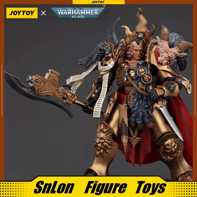 JOYTOY Warhammer 40K 1/18 Scale Collectible Action Figure -legio Custodes Constantin Valdor Captain Genera Anime Models Toy Gift