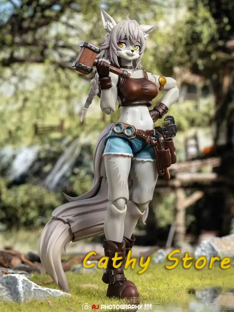 In Stock 1/12 Ladotoys Era-001 Liya-Alopex Fix Ver. Model Toys Collectible Fox Beautiful Girl Model Desktop Collect Toys Gifts