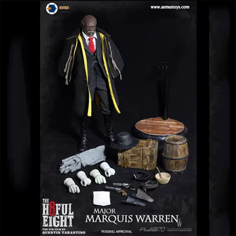 Asmus s H802 1/6 The Hateful Eight Marquis Warren Soldier Action Figure Model Toys12-inch collection scene ornaments gifts