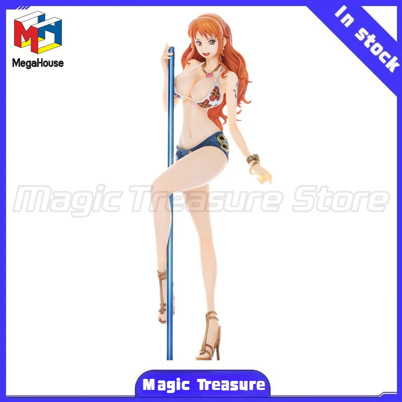 【MT】Original MegaHouse POP Limited Edition ONE PIECE Nami New Ver Figur Spielzeug Sammlung Dekoration