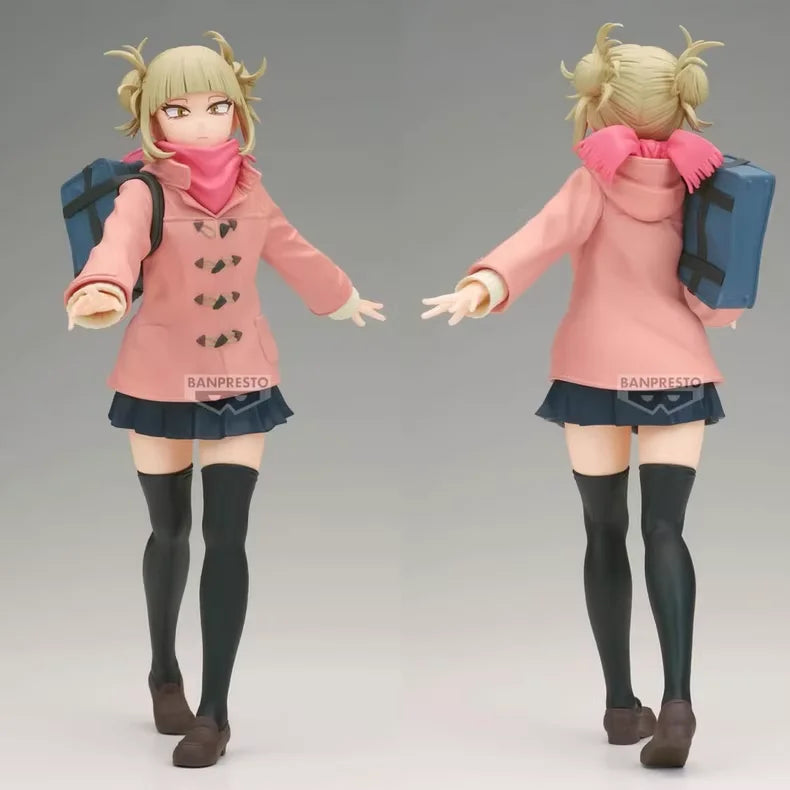 Original BANDAI GLITTER&GLAMOURS HIMIKO TOGA Action Figure My Hero Academia PVC Model Collection Doll Gift