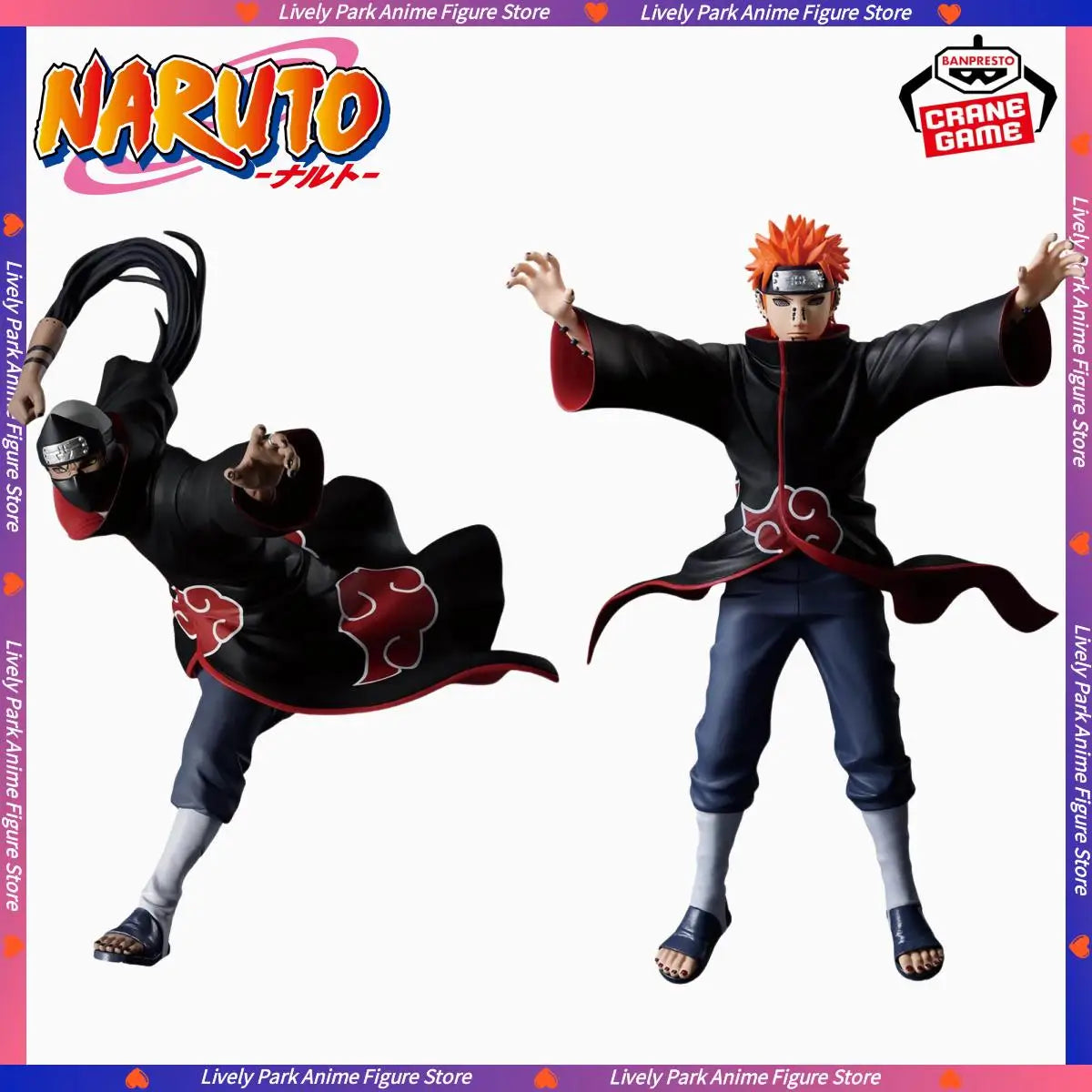 In Stock BANDAI Original Genuine BANPRESTO NARUTO KAKUZU PAIN VIBRATION STARS Anime Action Figure PVC Collection Model Toys Gift
