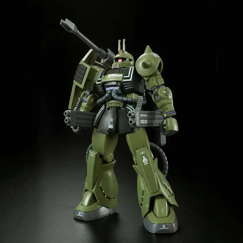 IN STOCK Bandai Original GUNDAM HG Series MS-06K ZAKU GANNON Anime Action Figure Assembly Model Toys Collectible Model