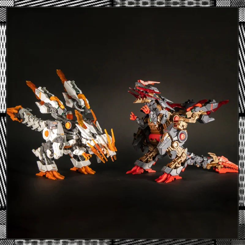 New Sun Queen Assemble Toy Model X-01 X01 Destiny ZOIDS Dinosaur Action Figure Robot Toys in stock