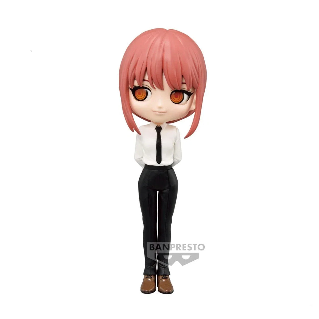 BANDAI Original BANPRESTO Q Posket Chainsaw Man POWER MAKIMA Denji Hayakawa Aki Anime PVC Action Figure Model Desktop Decoration