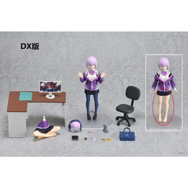 【 in Stock 】 Max Factory Original Figma # 460-DX SSSSSS-GRIDMAN Shinjo Akane DX Anime Mobile Doll Model Toy Gift Collection
