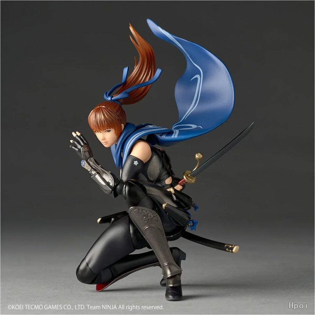 Original Genuine Kaiyodo Action/Dolls Amazing Yamaguchi Revoltech (NR086) Ninja Gaiden 3: Razor's Edge Kasumi H=150mm Figure Toy