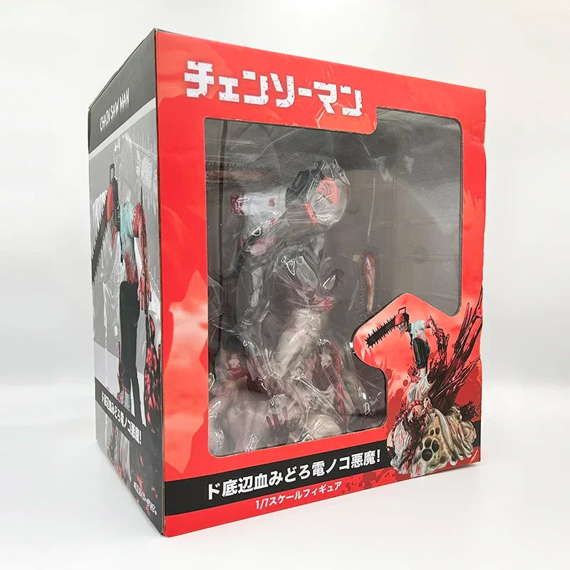 18cm Chainsaw Man Reze Hen Demon Anime Figure Denji/Power Action Figure Aki Hayakawa/Makima Bunny Girl Figurine Model Doll Toys