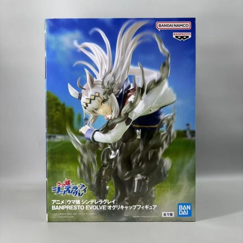 Bandai In Stock Banpresto Original Anime Evolve Umamusume Tamamo Cross Oguri Cap Action Figure Model Toys Collectible Gift DT
