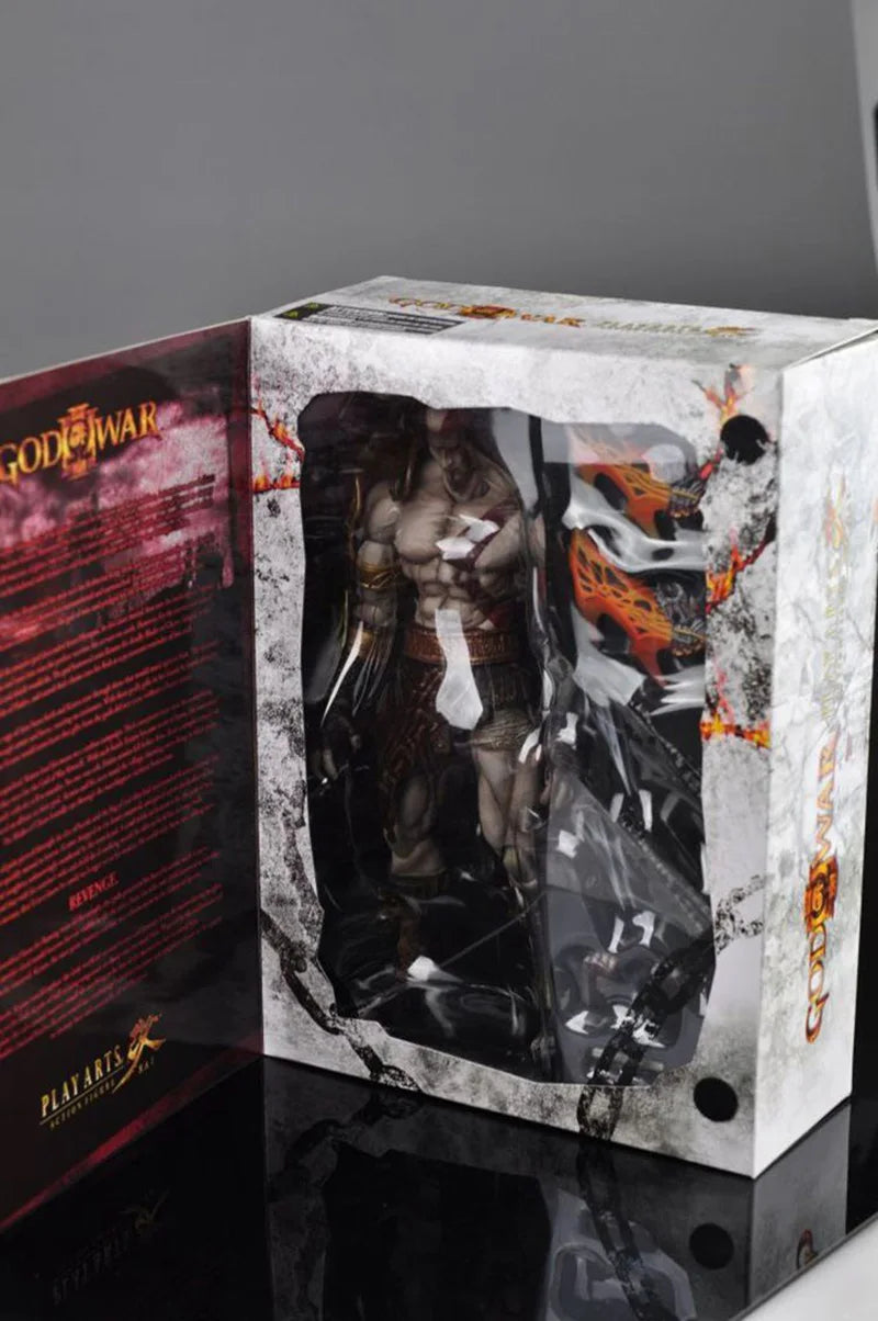 Play Art Kai Action Figure God of War Kratos Action Figures Collectable Model Toys Creative Gifts Friends Room Decoration Doll