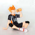 Anime Haikyuu Hinata Shoyo Kageyama Tobio Action Figures Sitting Pose PVC Model Volleyball Desktop Ornaments Collection Gift