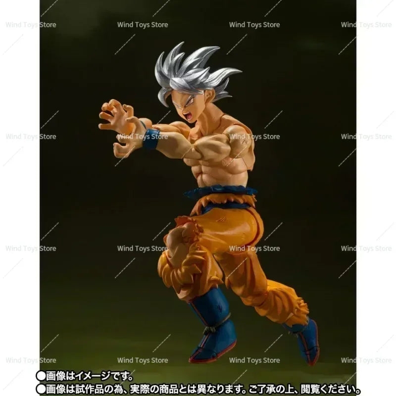 Bandai-Original Figure of Dragon Ball Z, S.H.Figuarts, Son Goku Ultra Instinct, Toyota Edition, Super Saiyan Ultra Instinct VJ30