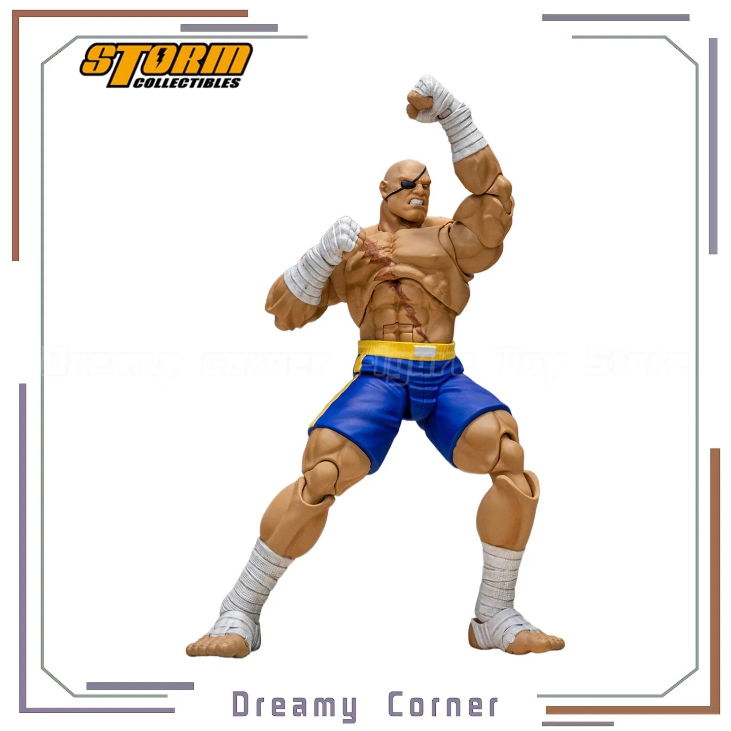 ã€In Stockã€‘Original Storm Collectibles STORM ARENA Street Fighter Alpha 3 Sagat 1/12 Ornament Model Toy