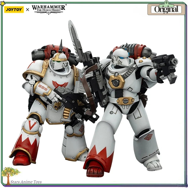 【Pre Sale】Original JOYTOY 1/18 Action Figure Warhammer The Horus Heresy White Scars MKIll Tactical Legionary Collection Model