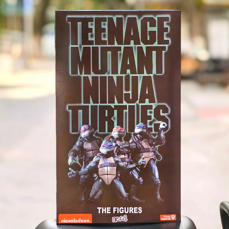 NECA 4Pcs/Set Teenage Mutant Ninja Turtles Leonardo ‌Raphael  Action Figure Film Edition Movies Model Anime Kids For Toy Doll