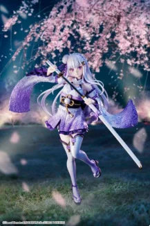 In Stock Original KADOKAWA Re: ZERO Starting Life in Another World Emilia Battle Costume Ver. 24cm Anime 1/7 Figure Doll Model