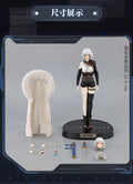 In Stock GONG 1/8 Scale Bai Yuekui Apocalypse Fantasy Theme Anime About 21.5CM Full Set Action Figure Female Soldier Toys