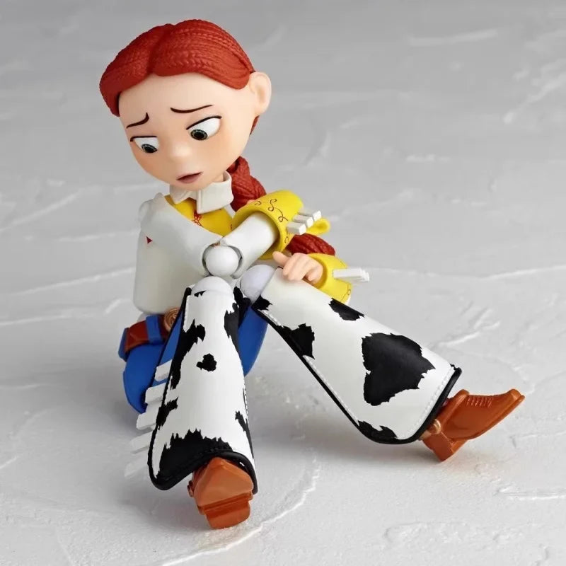 Original Kaiyodo Revoltech Toy Story Sherif Woody Jessie‌ Ver 1.5 2.0 Action Figures Anime Ornaments Collection Model Gifts Toy