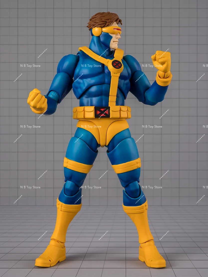 IN STOCK Original BANDAI S.H.Figuarts X-men Cyclops GAMERVERSE Action Figures Toy Collection PVC Models Anime Figure Joint Doll