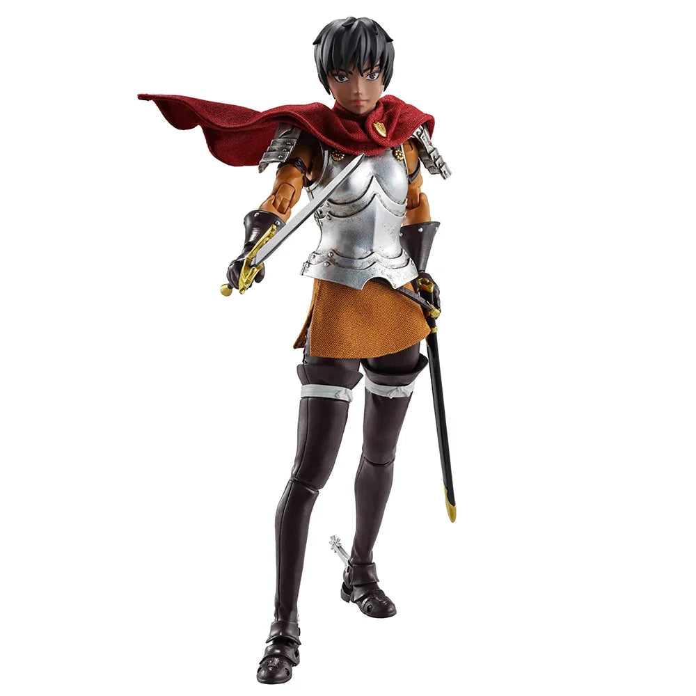 Original New BANDAI S.H.Figuarts Casca (Band of the Hawk) 14.5cm SHF Collectible Action Anime Figure Model Toys