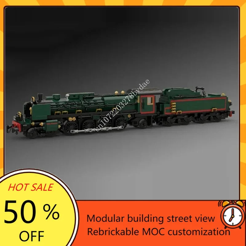 4899PCS MOC Orient Express Train Set Express locomotive Model Custom Puzzle DIY Assembly Technology Education Sets Toys Gifts