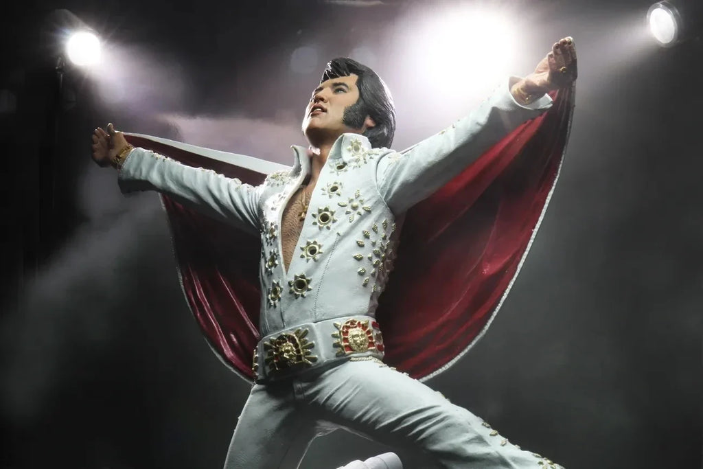 NECA 18085 Toys Elvis Presley On Tour Famous American Rock Star Commemorative Action Figure Original Doll Model Collection 15 CM