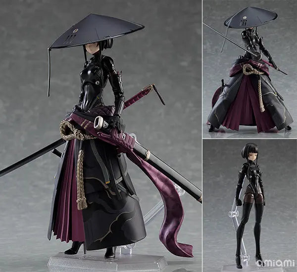 #621 Figma FALSLANDER Samurai Anime Girl Figure Lanze Reiter/Ronin/Hemet Nethel Action Figure Collectible Model Doll Toys 15cm