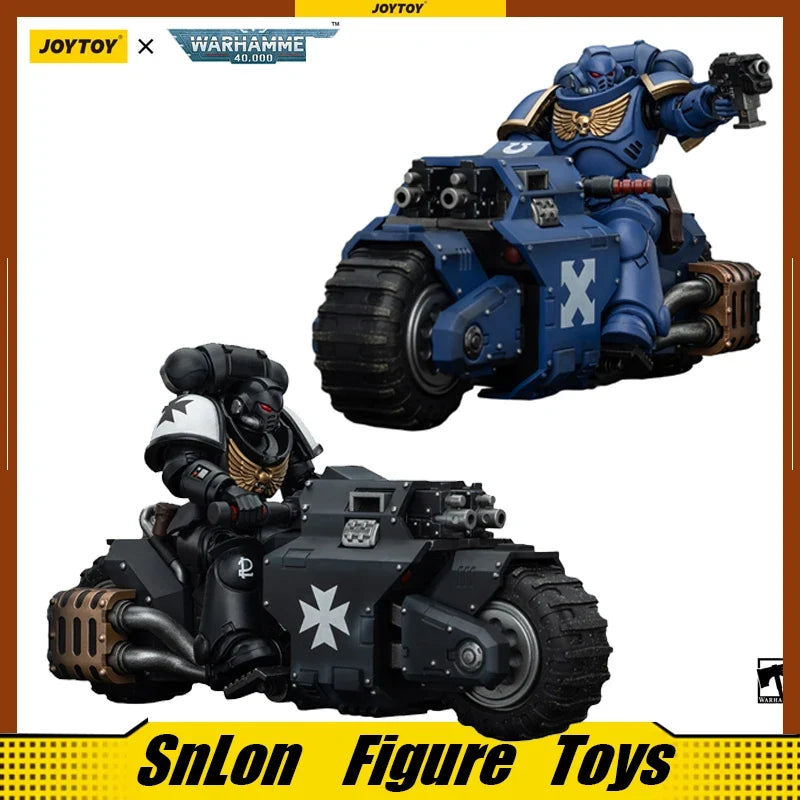 JOYTOY Warhammer 40K Action Figure Space Marines Ultramarines Outriders Brother Catonus Black Templars Brother Valtus Model Toys