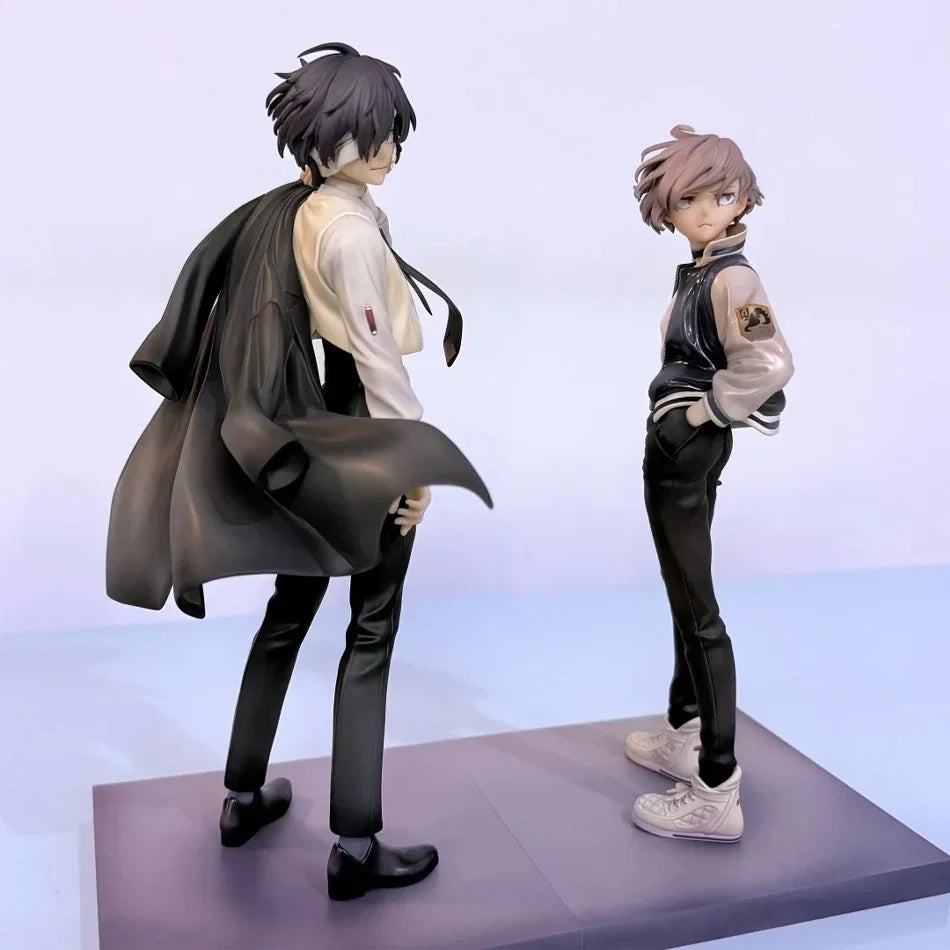 22CM Bungou Stray Dogs Anime Figure Youth Dazai Osamu Action Figure Nakahara Chuuya Figurine PVC Collection Model Doll Toys