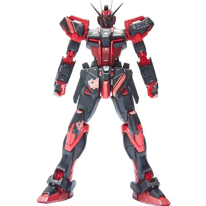 Genuine Bandai Gundam Model Kit Anime Figure MG 1/100 Aile Strike RM Full Pack Set Gunpla Anime Action Figure Toys for Children