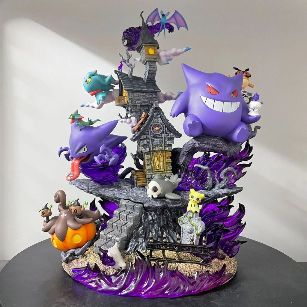 31cm New Pokemon Gengar Anime Figure Peripheral PVC Model Desktop Decoration Cute Ornaments Birthday Kids Birthday Gifts Toys