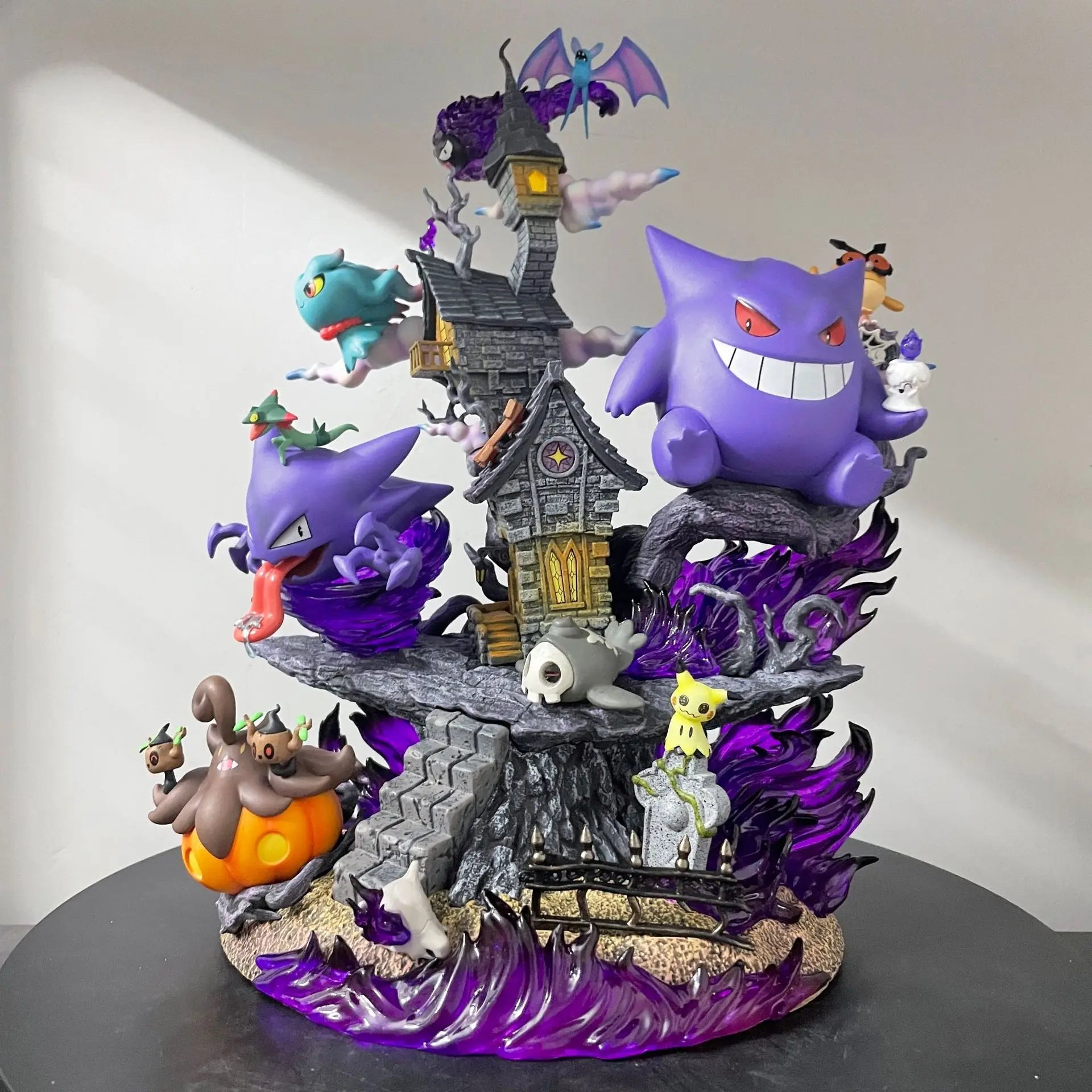31cm New Pokemon Gengar Anime Figure Peripheral PVC Model Desktop Decoration Cute Ornaments Birthday Kids Birthday Gifts Toys