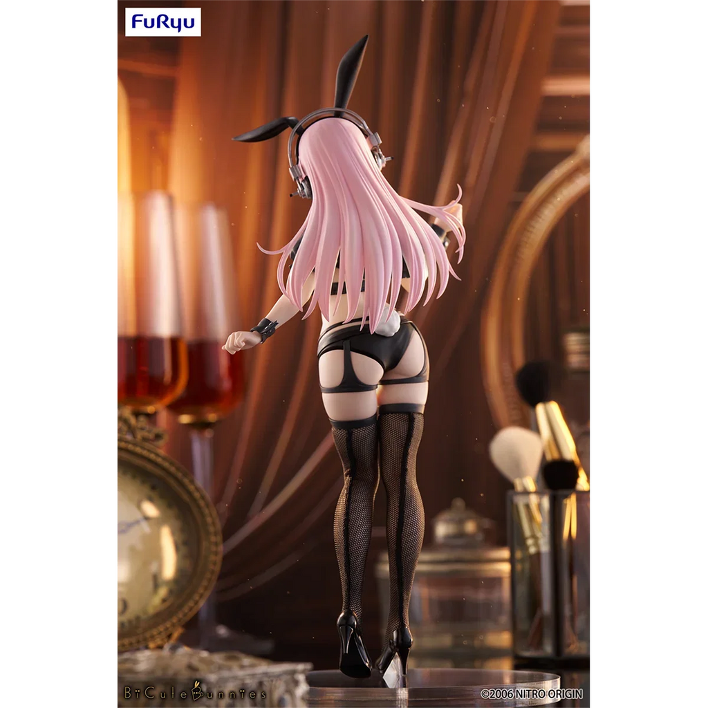 Newest FuRyu BiCute Bunnies SoniComi Super Sonico Reverse Bunny Anime Figures Collectible Model Toy Original Bishoujo Ornament