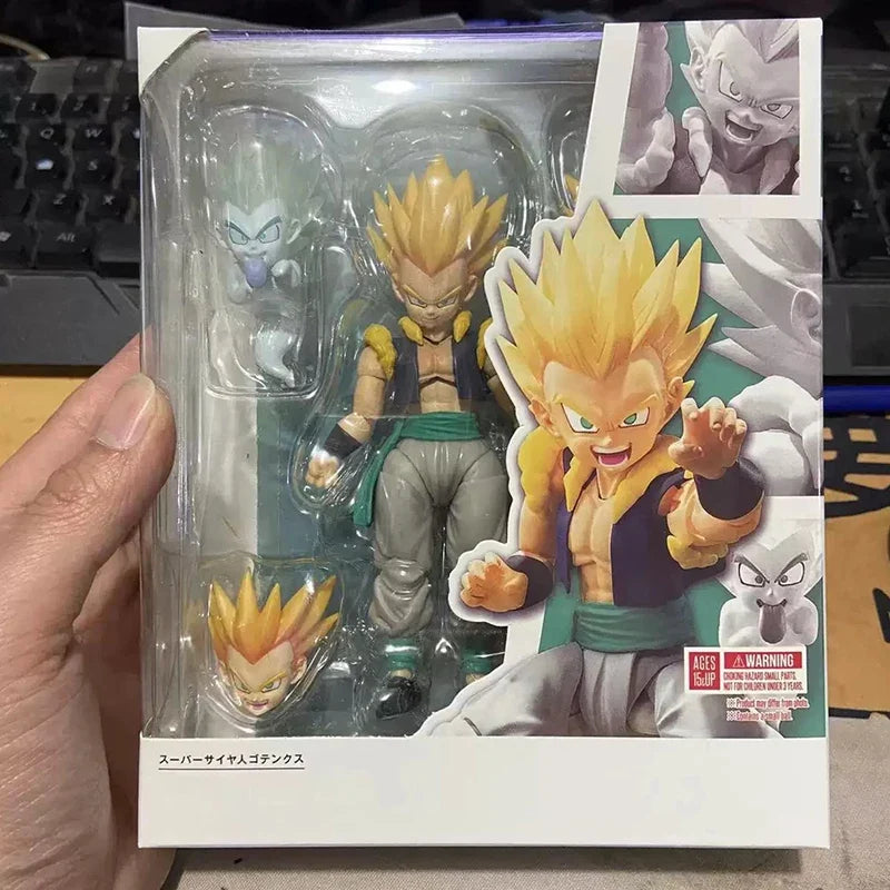 New Dragon Ball Z Anime Figures Shf Super Saiyan Gotenk Action Figure PVC Collection Statue Model Ornament Room Desk Toys Gifts