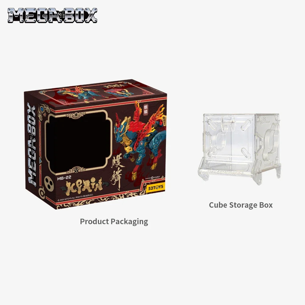 52TOYS MegaBox Kirin Deformation Toys Action Figure, Anime Character Transforming Collectible Converting Toys