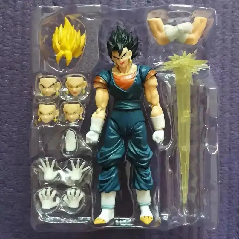 Hot 17cm Anime Dragon Ball Z Action Figure S.H.Figuarts Shf Exclusive Action Figure Super Saiyan Vegetto Doll Toy For Kids Gifts