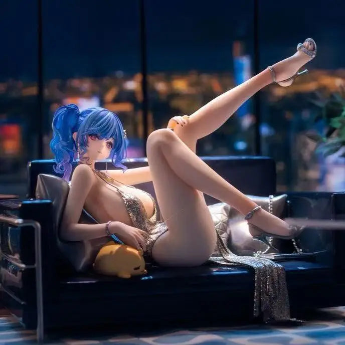 16cm Azur Lane St Luxurious Sofa Ver Girl Figure Pvc Anime Sexy Full Dress Girl Action Toy Adults Collection Model Doll Gift