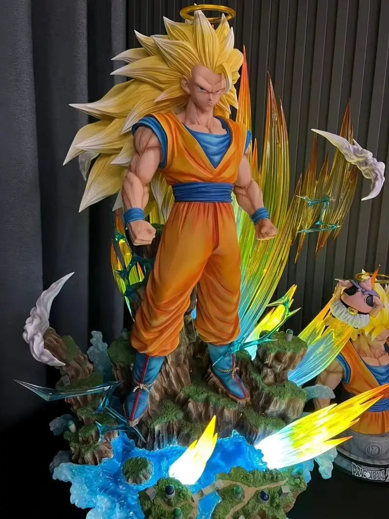 Dragon Ball 42cm  Z Son Goku Ssj3 Figure Super Saiyan 3 Goku Action Figures  Gk Statue Collection Model Toys For Children Gifts