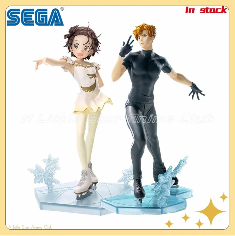 In Stock Original SEGA Luminasta Medalist Inori Yuitsuka/Tsukasa Akeuraji Model Gift Figure