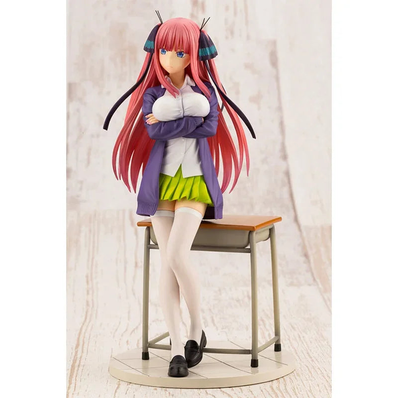 KOTOBUKIYA Original Anime Figures 1/8 Nakano Miku Nakano Yotsuba Action Figure Toys Collectible Model Ornaments Gifts for Kids