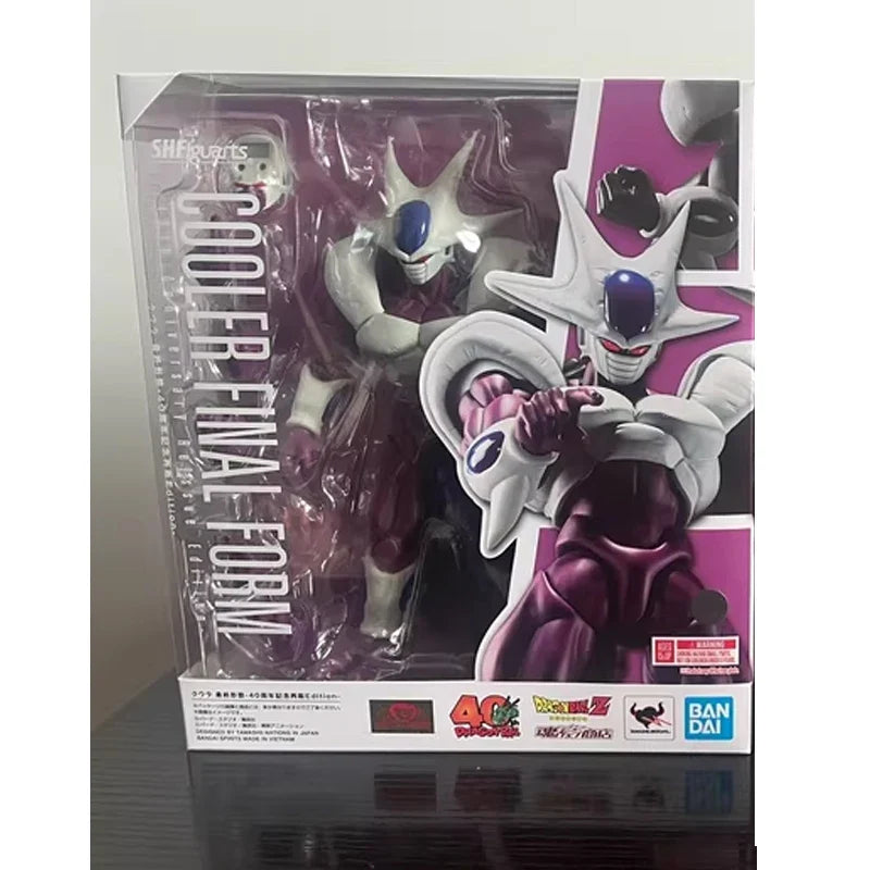 Bandai Genuine SHF COOLER FINAL FORM 40th Anniversary Reissue Edition Anime Action Figure Collectible Model Toys Gift Children