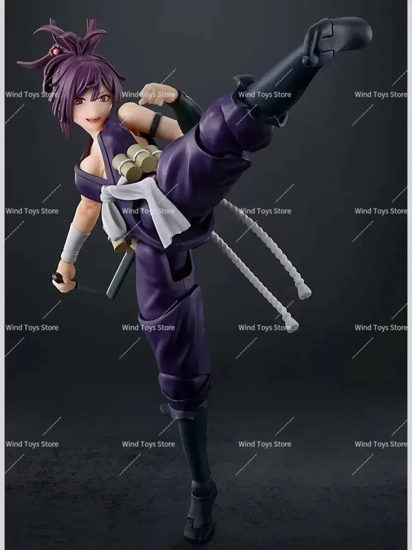 In Stock Original Sh Figuarts Shf Hell's Paradise Yuzuriha Action Figures Model Toys Anime Figura Pvc Gift