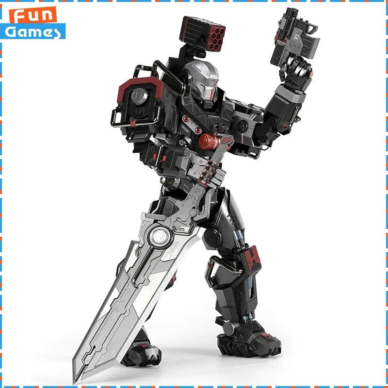 1/9 MENG Assembly Figure LINGCAGE Heavy-duty Mecha MU2-DAWN White Shark 04 Anime Figure Mark MECHA-008 Collectible Custom Gift