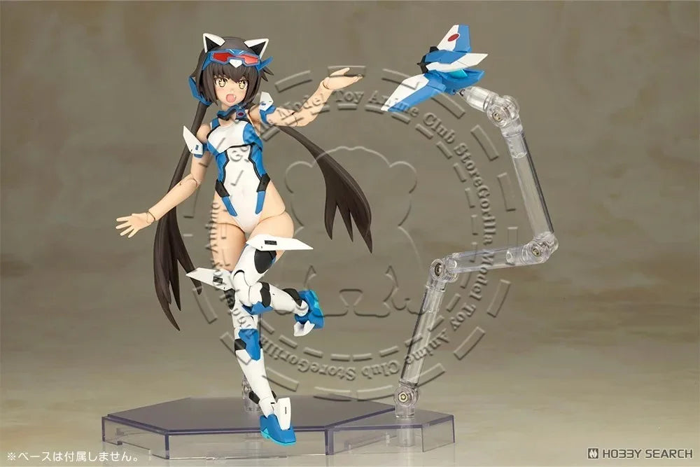 In Stock Original KOTOBUKIYA Frame Arms Girl Stylet Swimsuit BLUE IMPULSE COLOR Ver. 160mm Anime Action Figure Model Kit Toy