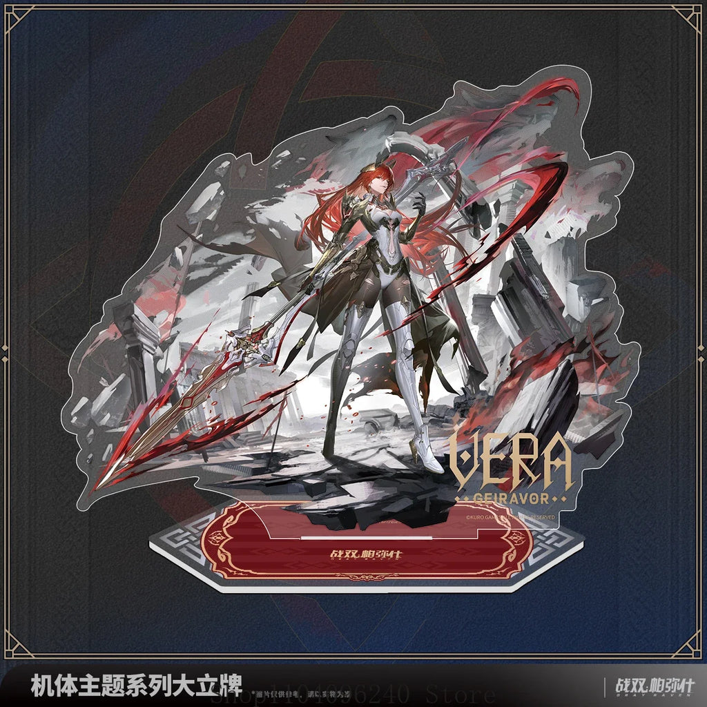 GRAY RAVEN：PUNISHING Vera - Burning Delusion Cosplay Anime Figure Acrylic Stand Model Plate Desk Decor Standing Sign Fans Gift