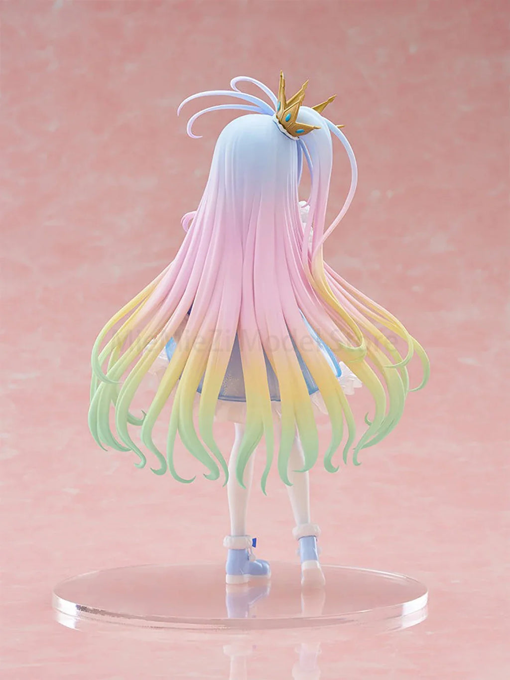 Original Genuine FuRyu Prepainted Tenitol No Game No Life Shiro/White Anime Figure Garage Kit Model Decoration Cute Kawaii Gift