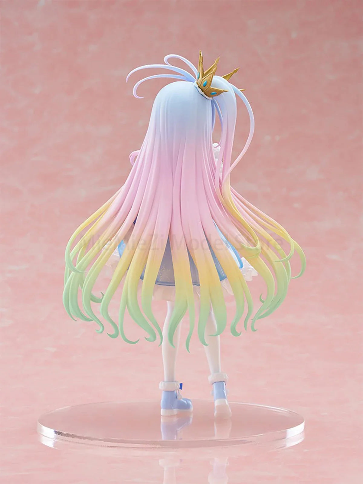 Original Genuine FuRyu Prepainted Tenitol No Game No Life Shiro/White Anime Figure Garage Kit Model Decoration Cute Kawaii Gift