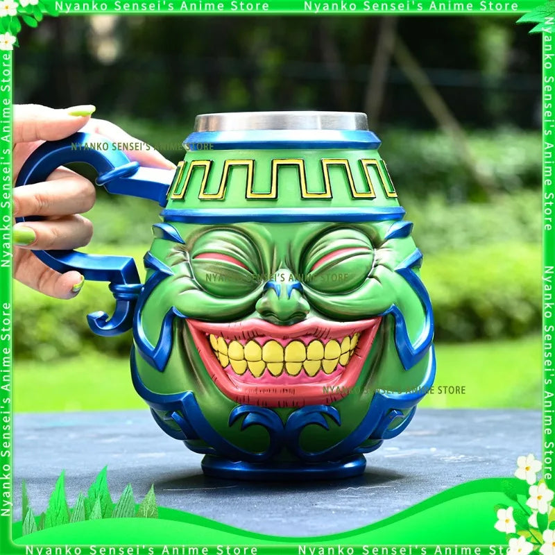 In Stock PSD STUDIO Game King Cheers Series Pot of Greed Cup 15cm Figure Anime Models Toy Doll Gift Hobby Collectible China Ver.