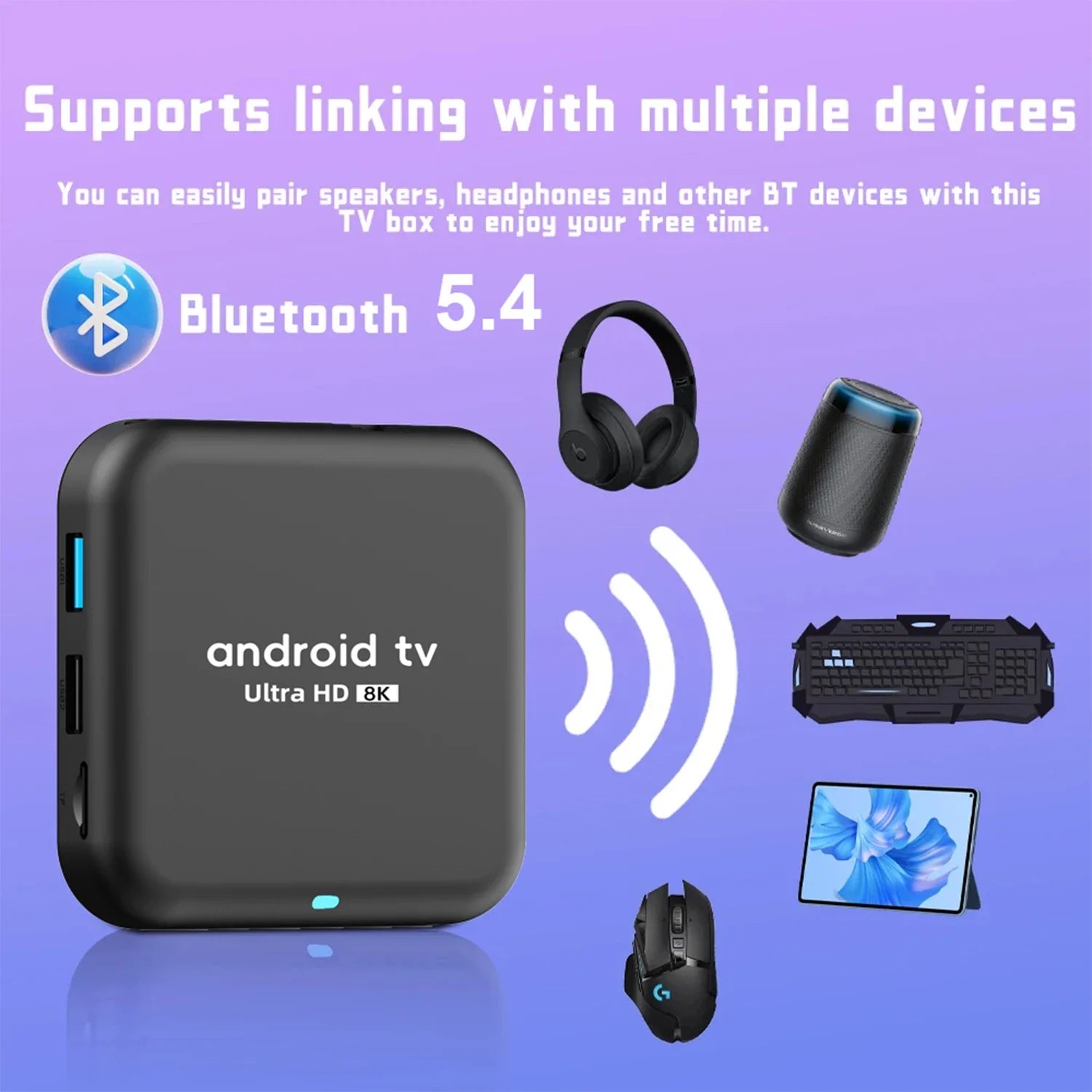 Q18 TV Box Android 14 RK3518 Wifi6 Media Player Google Assistant Dual Wifi 5G Netflix 8GB 128GB Media Player Fast Smart TV Box
