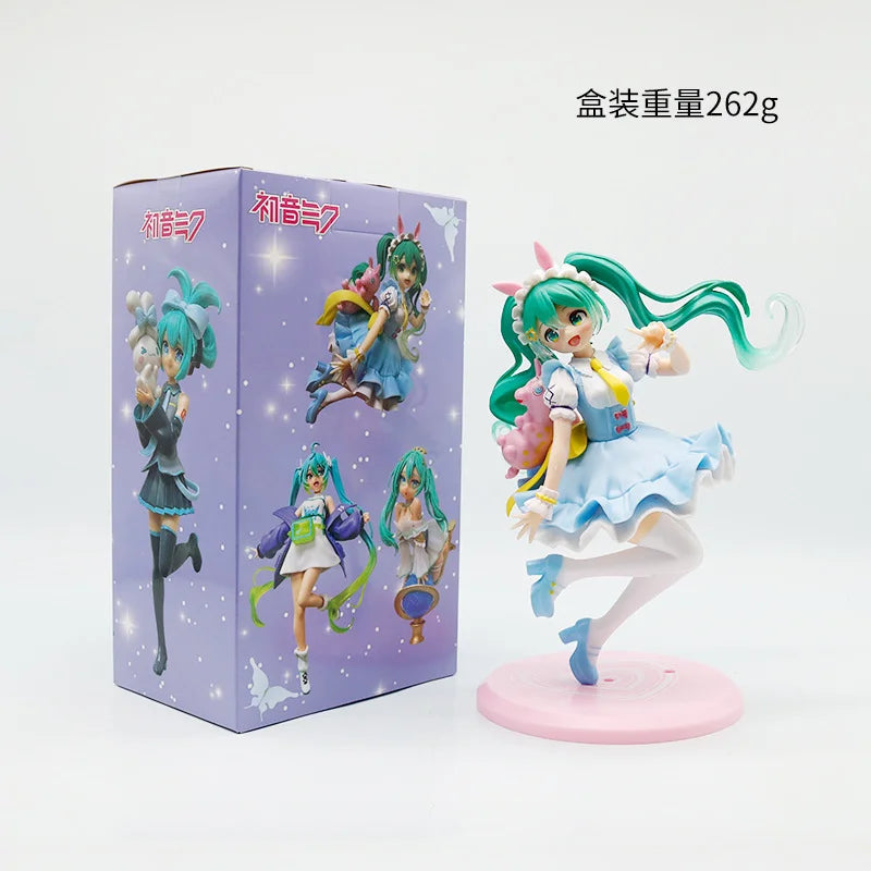 Hatsune Miku Fairy Tale Princess Handmade Anime Future Sweet and Cute Girls Anime Peripheral Model Desktop Decoration Toy Gift
